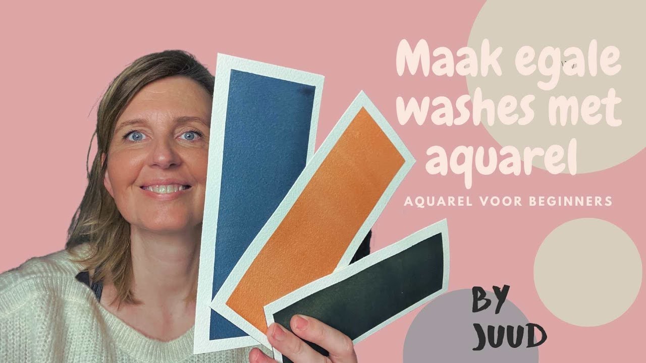 Drie manieren om een egale wash te schilderen met aquarel, aquarel voor beginners