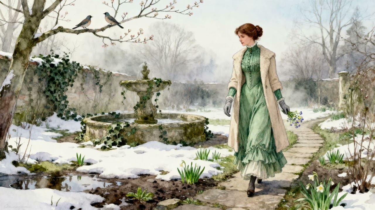 Whispers of Spring in the New Garden 🌸 A Peaceful Walk | Music for reading, studying & relaxing