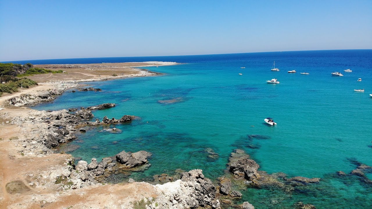 DRONE: SPIAGGIA DI BAIA DELL'ORTE IN PUGLIA - 4K by Yuri Grisendi