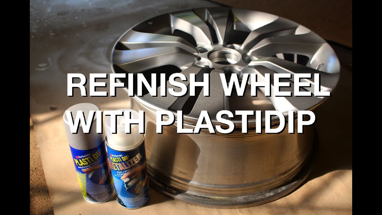 DIY: Refinish Wheel with PlastiDip (OEM Glossy/Metalic Finish)