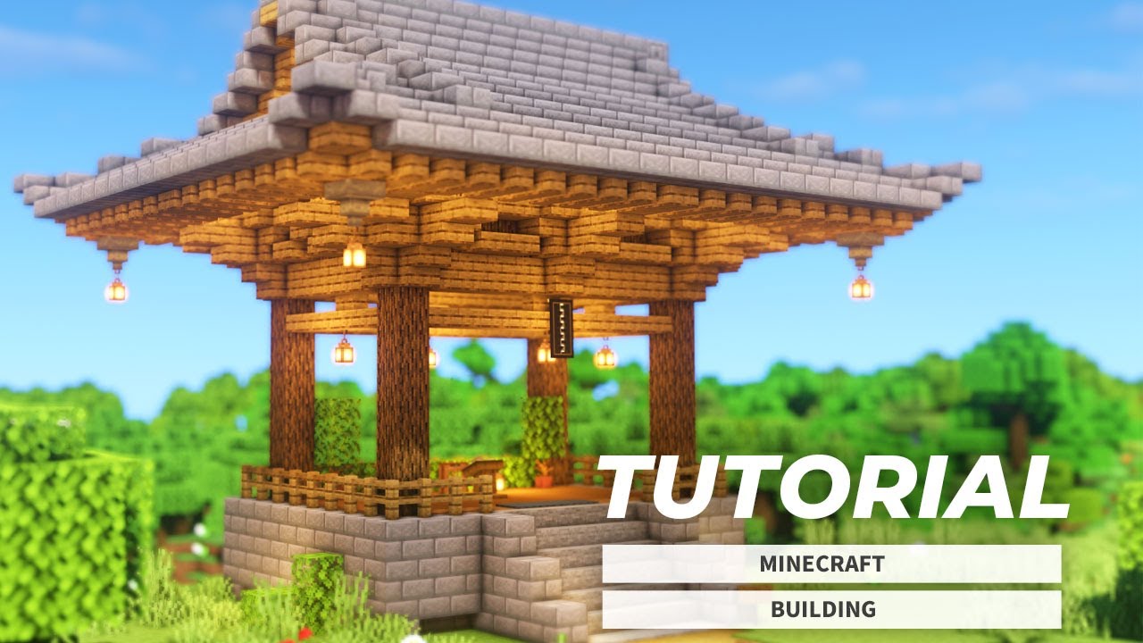 [Minecraft] Как сделать храм в японском стиле