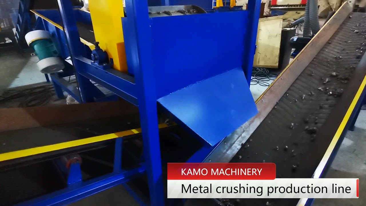 Taiwan Customer Metal Crushing Production Line Video