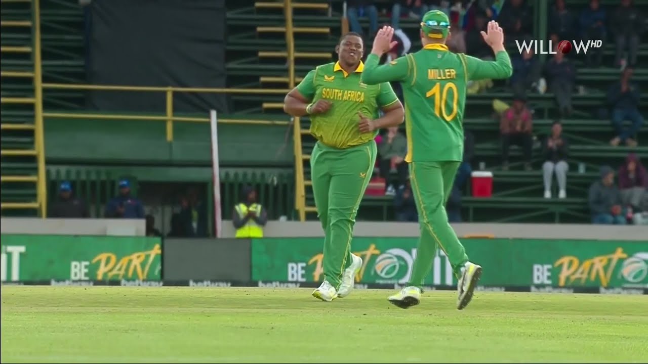 Sisanda Magala 3 wickets vs Netherlands| 2nd ODI - South Africa vs Netherlands