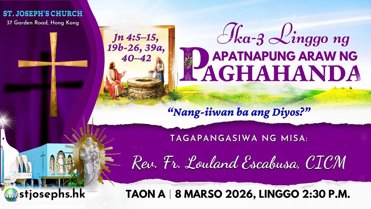 IKATLONG LINGGO NG APATNAPUNG ARAW NG PAGHAHANDA (A) │ 8 MARSO 2026, LINGGO 2:30 P.M.