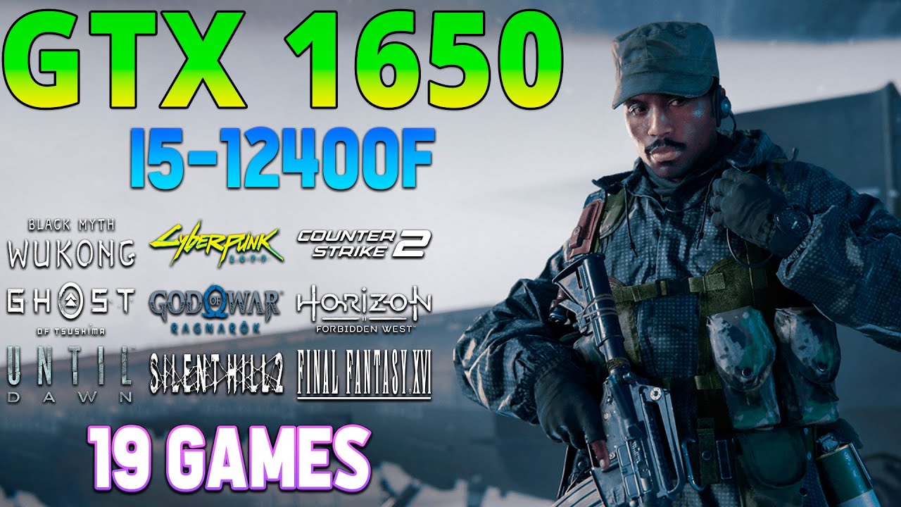 GTX 1650 + i5 12400F : Test in 19 Games - GTX 1650 Gaming in 2024