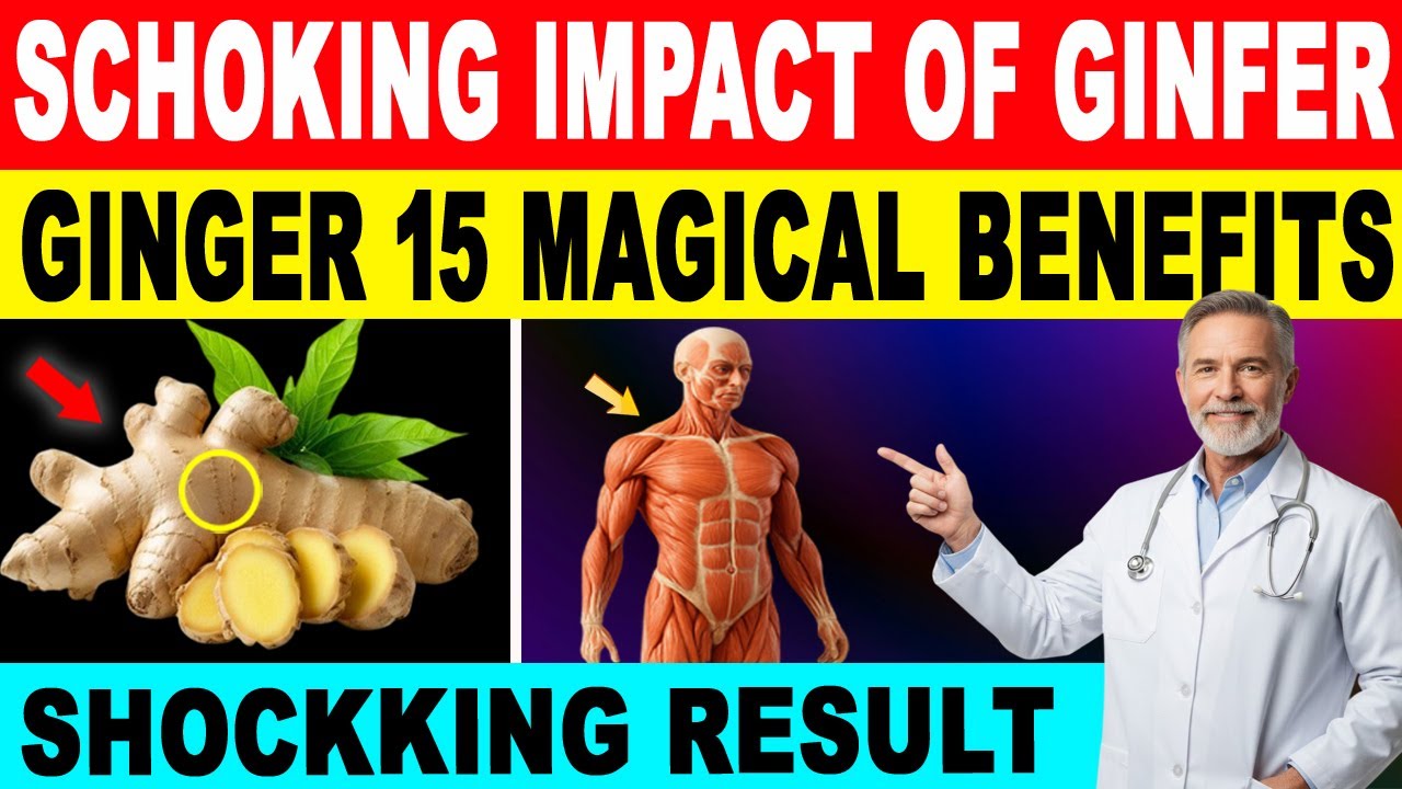 Why You Need Ginger After Age 60 | Incredible Body Changes You Will Feel | Senior Medical Hub