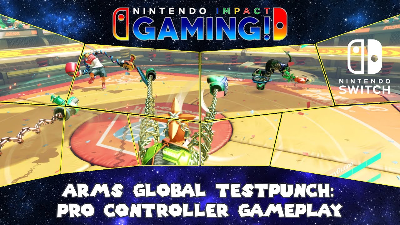 ARMS Global Testpunch: Pro Controller Gameplay