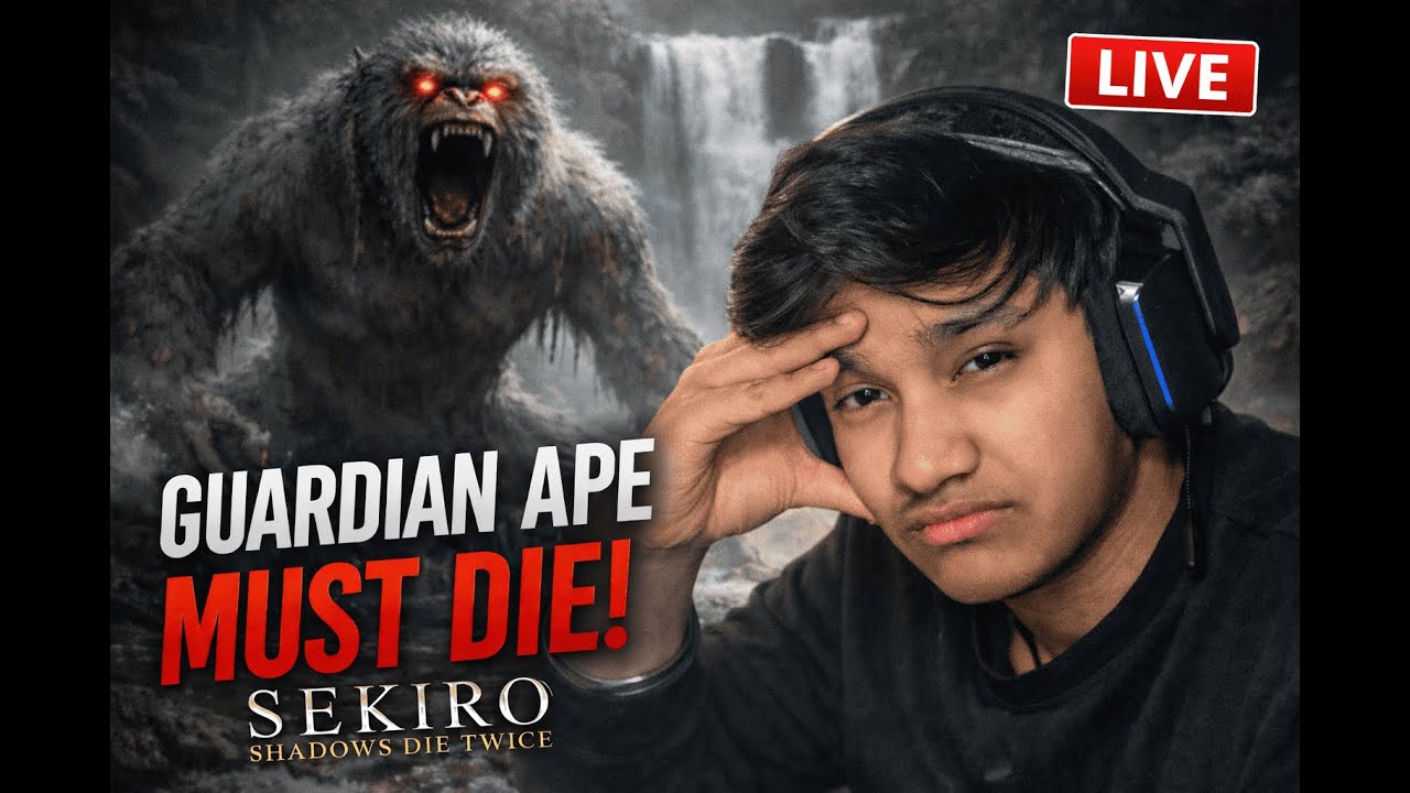 Sekiro Live | Guardian Ape Boss Fight | Can I Defeat Him Today?