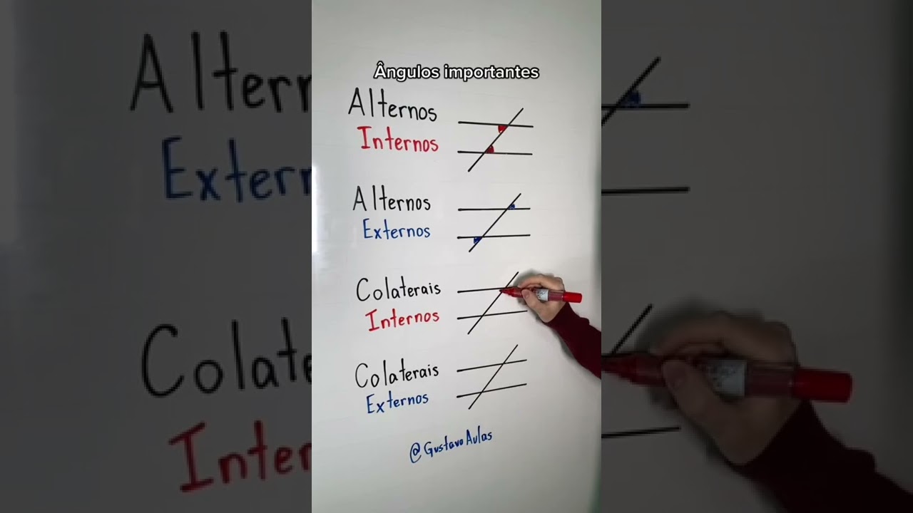 Alternos internos, alternos externos, colaterais internos, colaterais externos