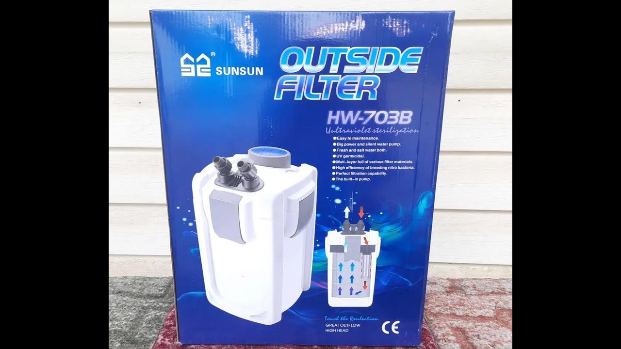 Аквариумный фильтр SunSun HW-703B. Полная разборка, плюсы и минусы, рекомендации