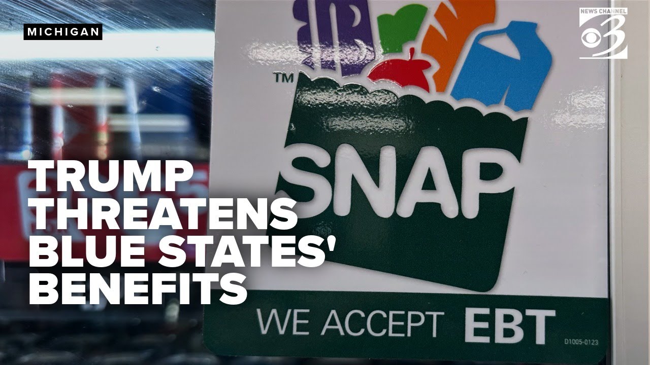 President Trump's threats to cut SNAP funds in blue states raising concerns in Michigan