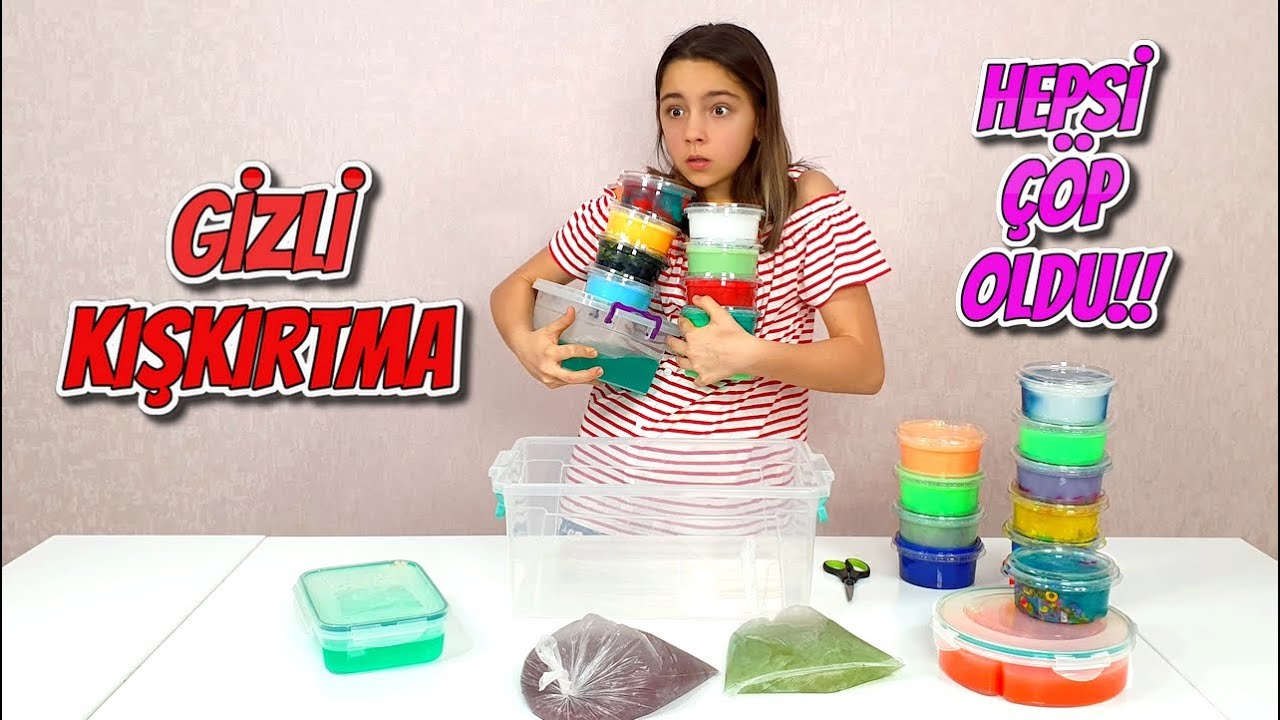 Babama Kışkırtma! En Sevdiği Slime Setlerini Mahvettim