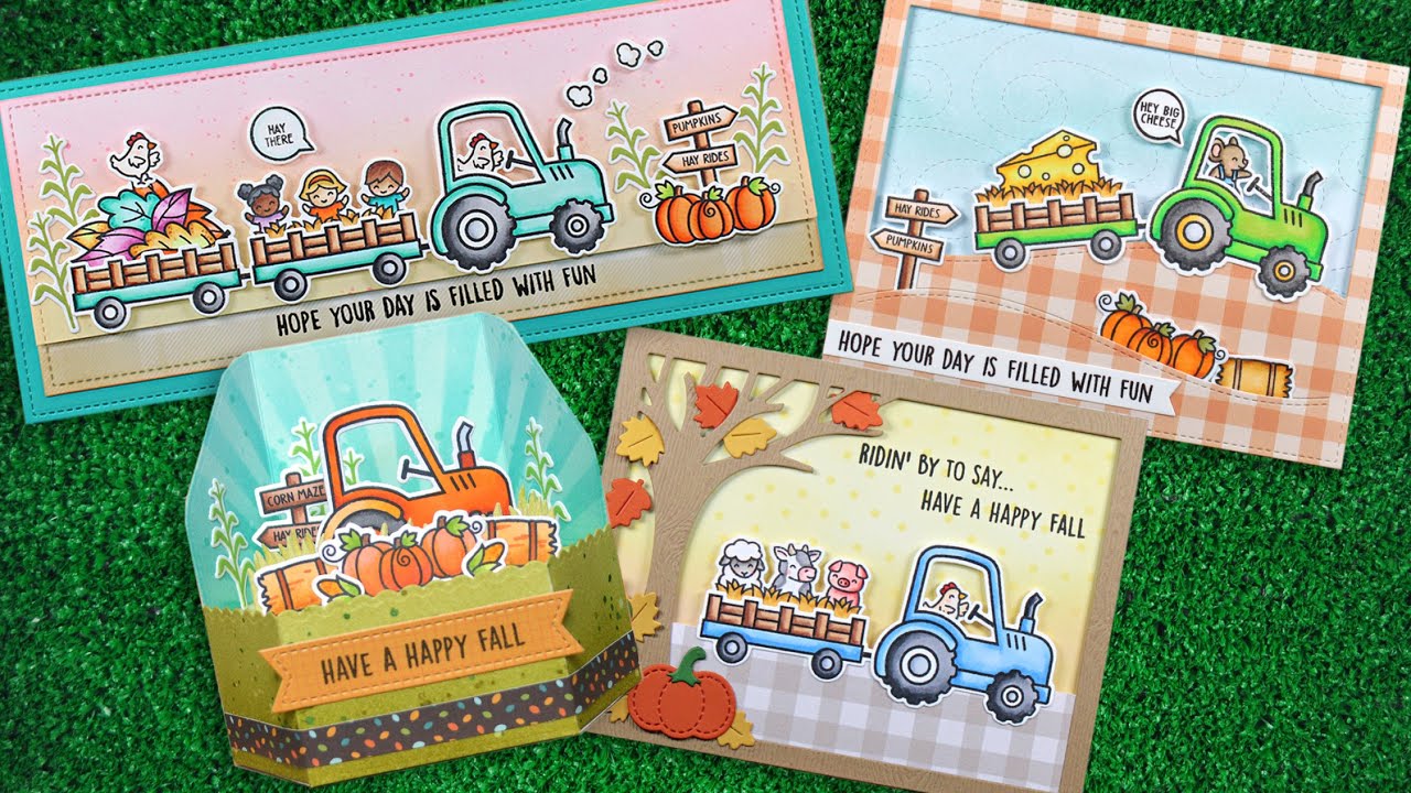 Intro to Hay There, Hayrides! & Hay There, Hayrides! Mice Add On + 4 cards start to finish