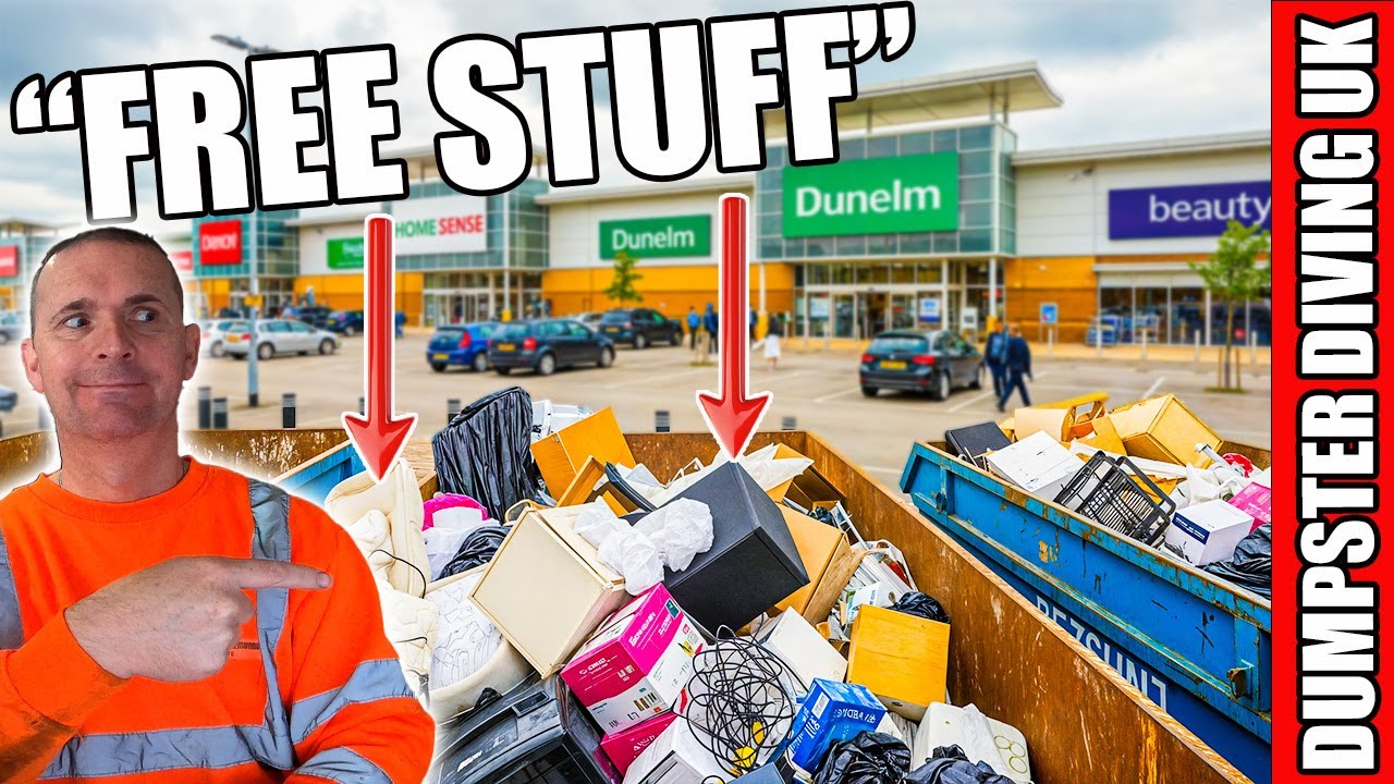🌟 AMAZING Dumpster Diving Finds in UK Retail Parks! 🇬🇧 | Frugal Living & Freegan UK