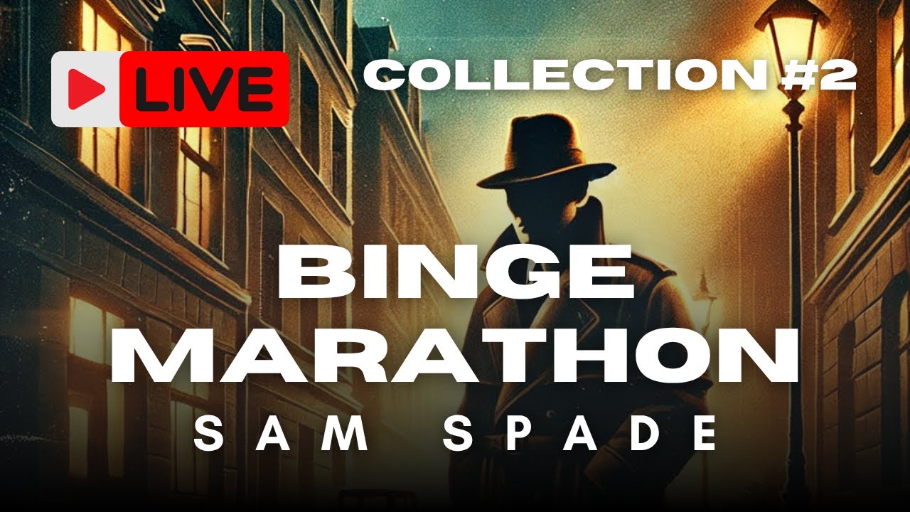 🔴 LIVE 24/7 &ndash; The Adventures of Sam Spade | Restored & Remastered Old Time Radio