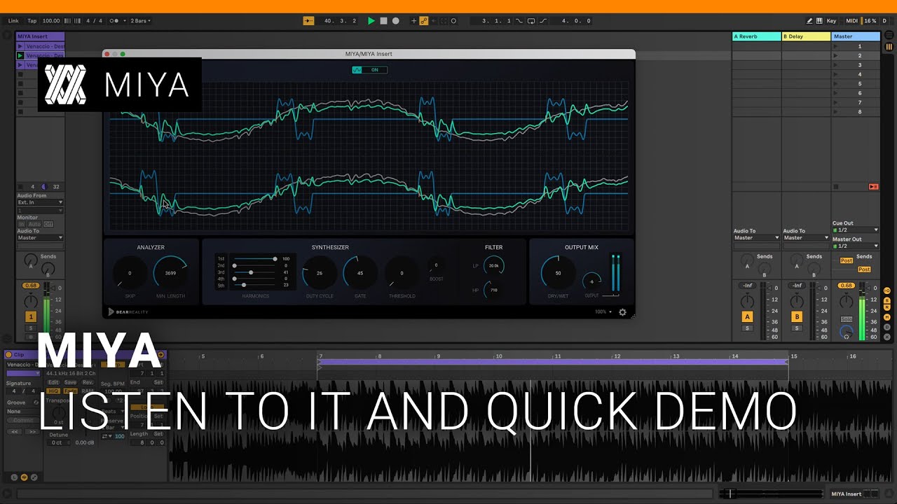 MIYA - Get an overview and listen to the plugin