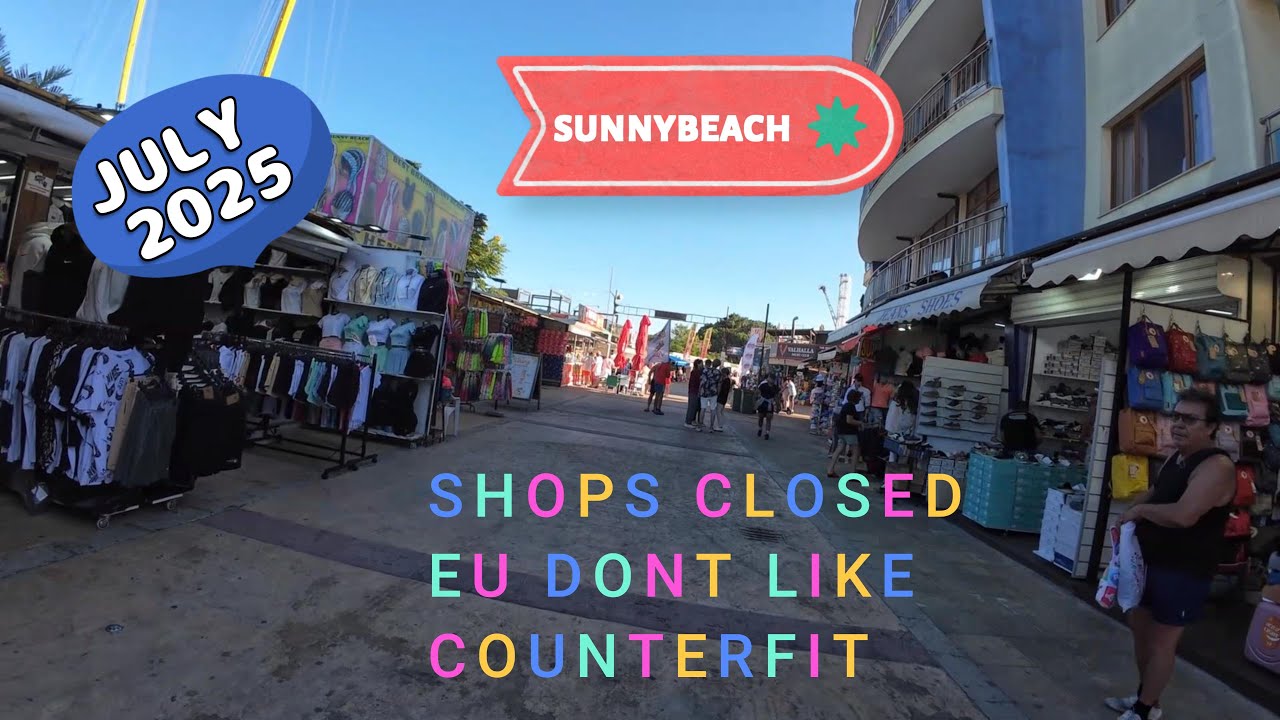 SUNNYBEACH   JULY 2025 BULGARIA  4K