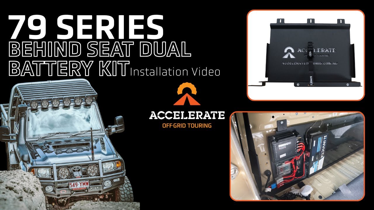 79 Series Land Cruiser - Behind Seat - Dual Battery Kit Installation Video