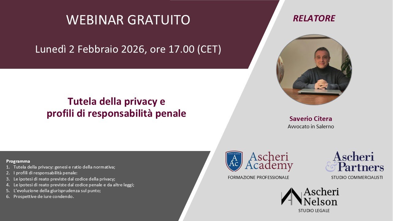 Tutela della privacy e profili di responsabilità penale