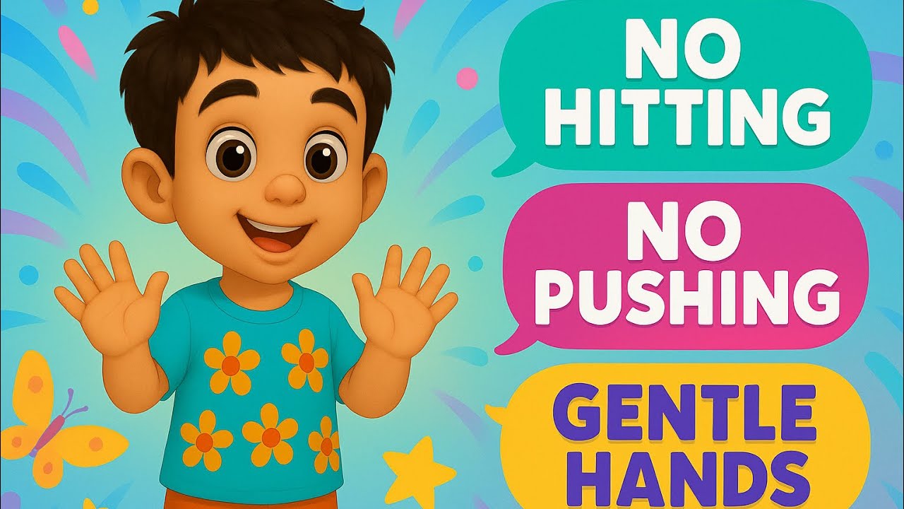 Gentle Hands song | Toddler Learning | Educational Rhymes | Kids learning | Vihoo