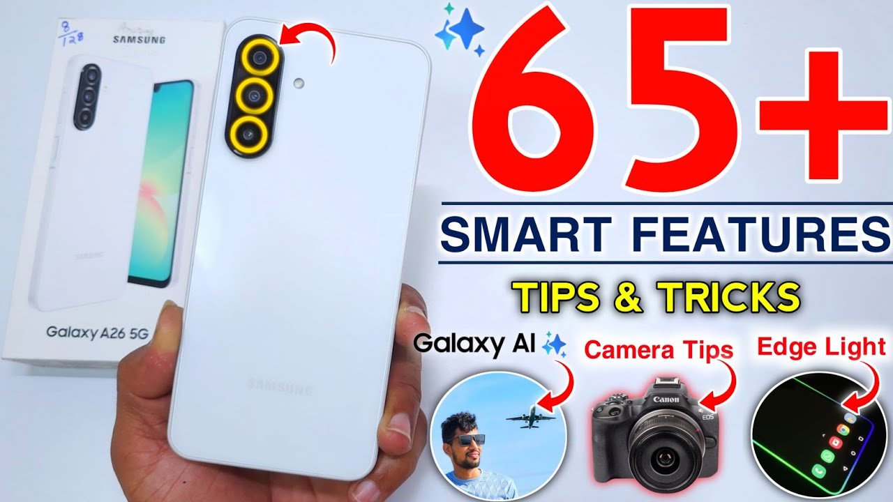 Samsung A26 Tips and Tricks | Samsung Galaxy A26 5G Tips And Tricks | Top 65++ Hidden Features