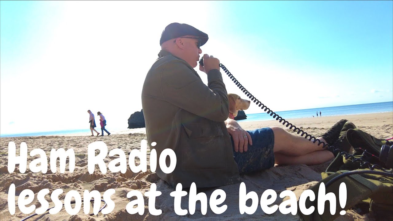 A great HAM RADIO learning experience | Beach portable radio