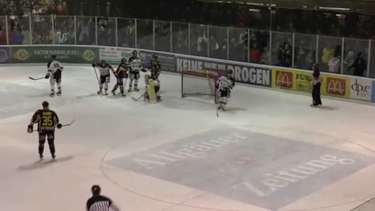 Allgäu-Derby Nummer vier: EV Füssen ERC Sonthofen 5:4 n.V. (3:1; 0:1; 1:2)