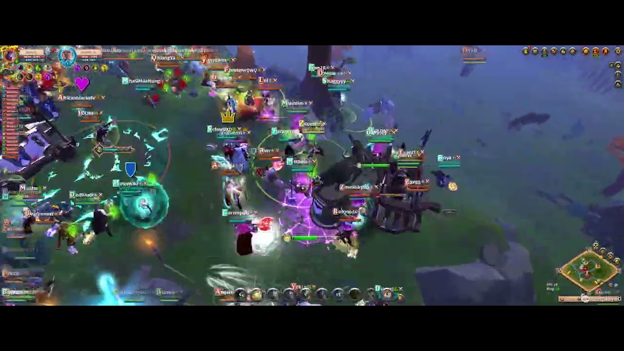2026.03.03 Summers vs 9INE、Mammoth King // Exalted Staff / Albion online zvz