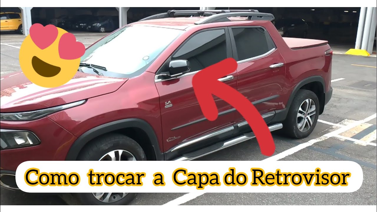 Fiat Toro 🥰 instalação e Troca Da Capa do Retrovisor D.I.Y