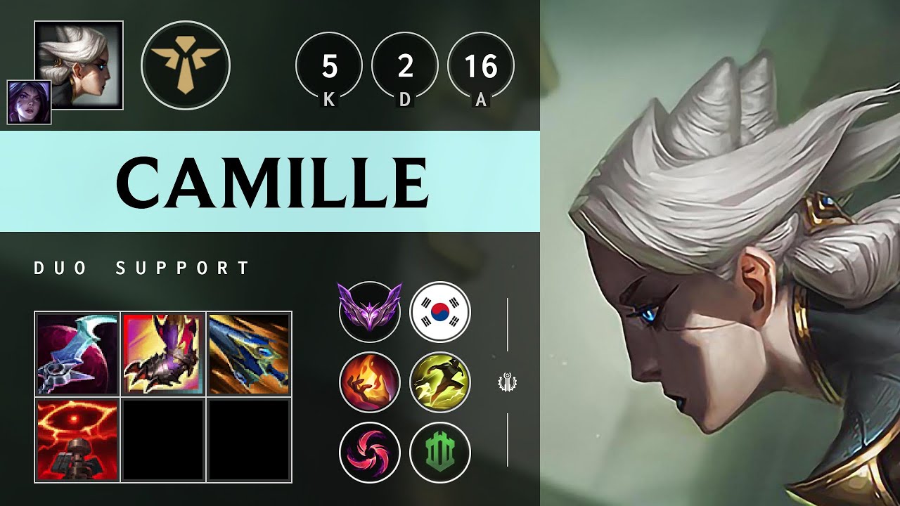 Camille Support vs Lulu - KR Master Patch 25.09