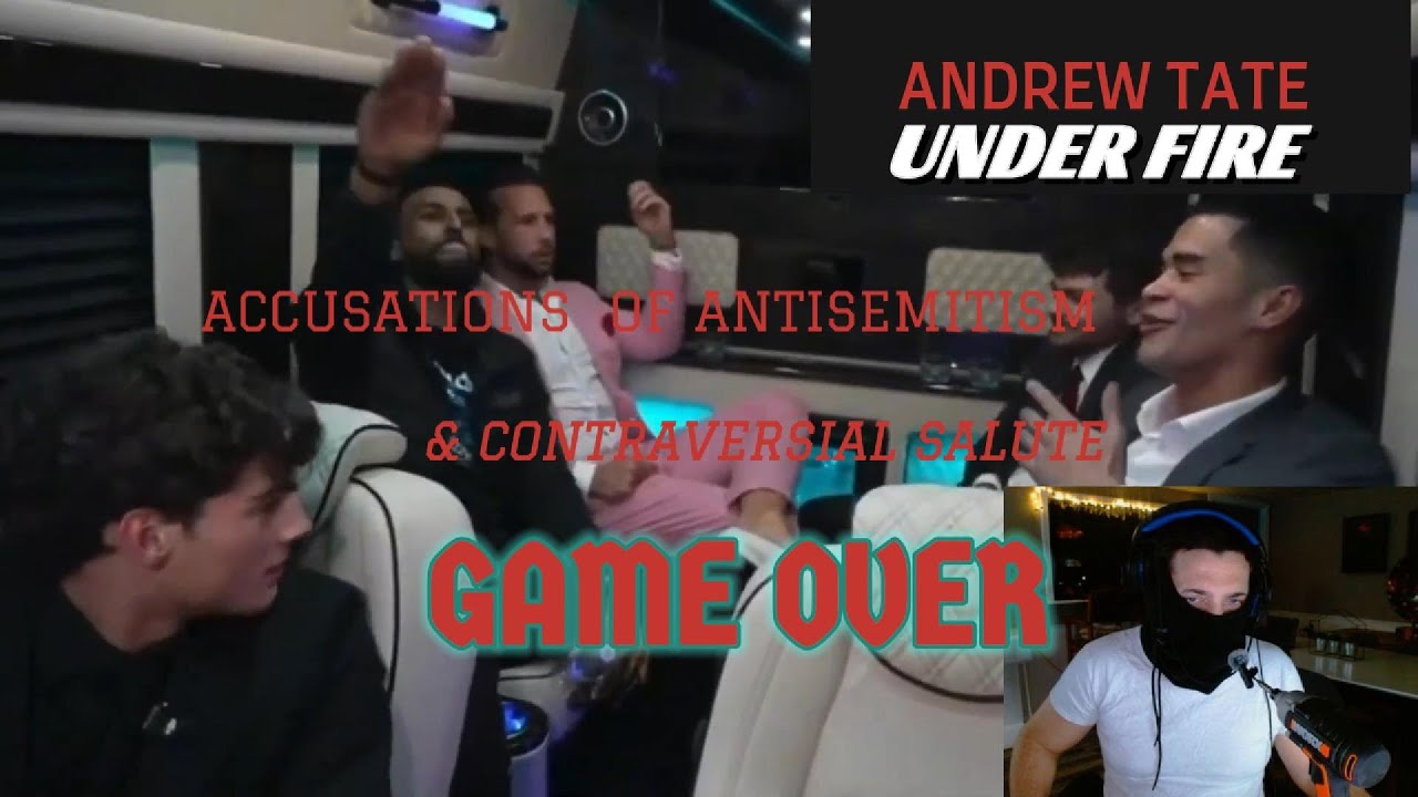Andrew Tate & Sneako Taking Heat For @ntisemetic Songs and Hit-ler Salute #like #youtubestar #sub