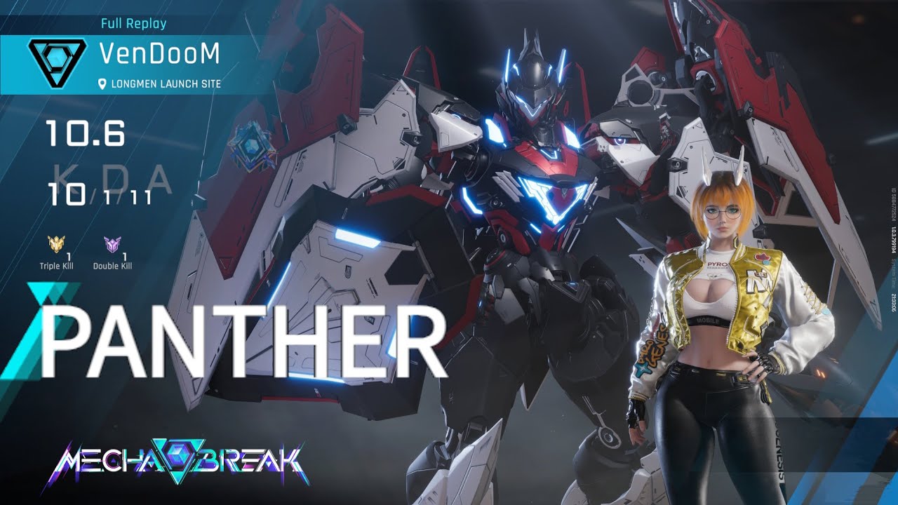 Here is the real OP mech in Mecha Break / Solo PvP / Panther / Legendary Rank #4