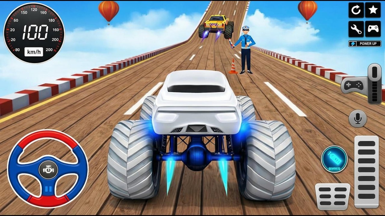 Monster Truck Extreme Stunts 3D | Monster Truck Game 3D