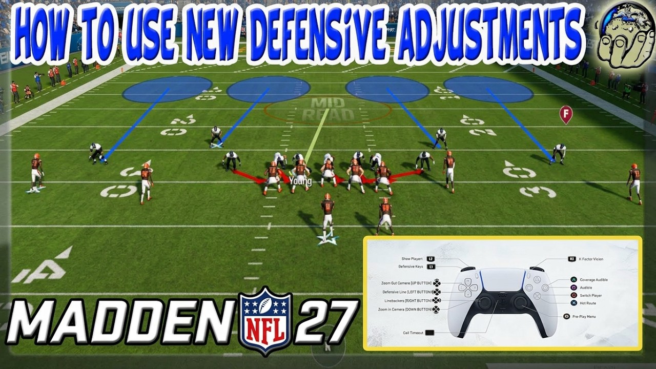 Madden 27: как использовать НОВЫЕ защитные настройки в геймплее Madden NFL 27
