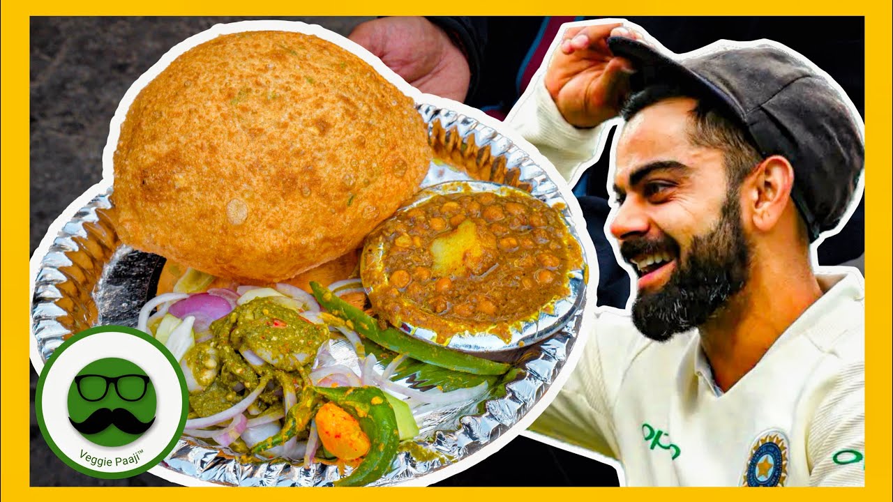 Virat Kohli ke Favourite Chole Bhature in Rajouri Garden +| Baljeet Amrtisari Kulche |  Veggie Paaji