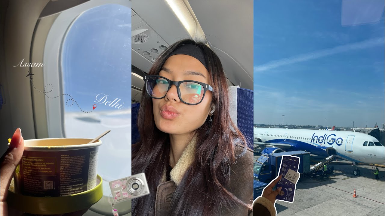 Travelling to my hometown from Delhi after 1month 🥹🦋🛫| #dailyvlog #travel #travelvlog 