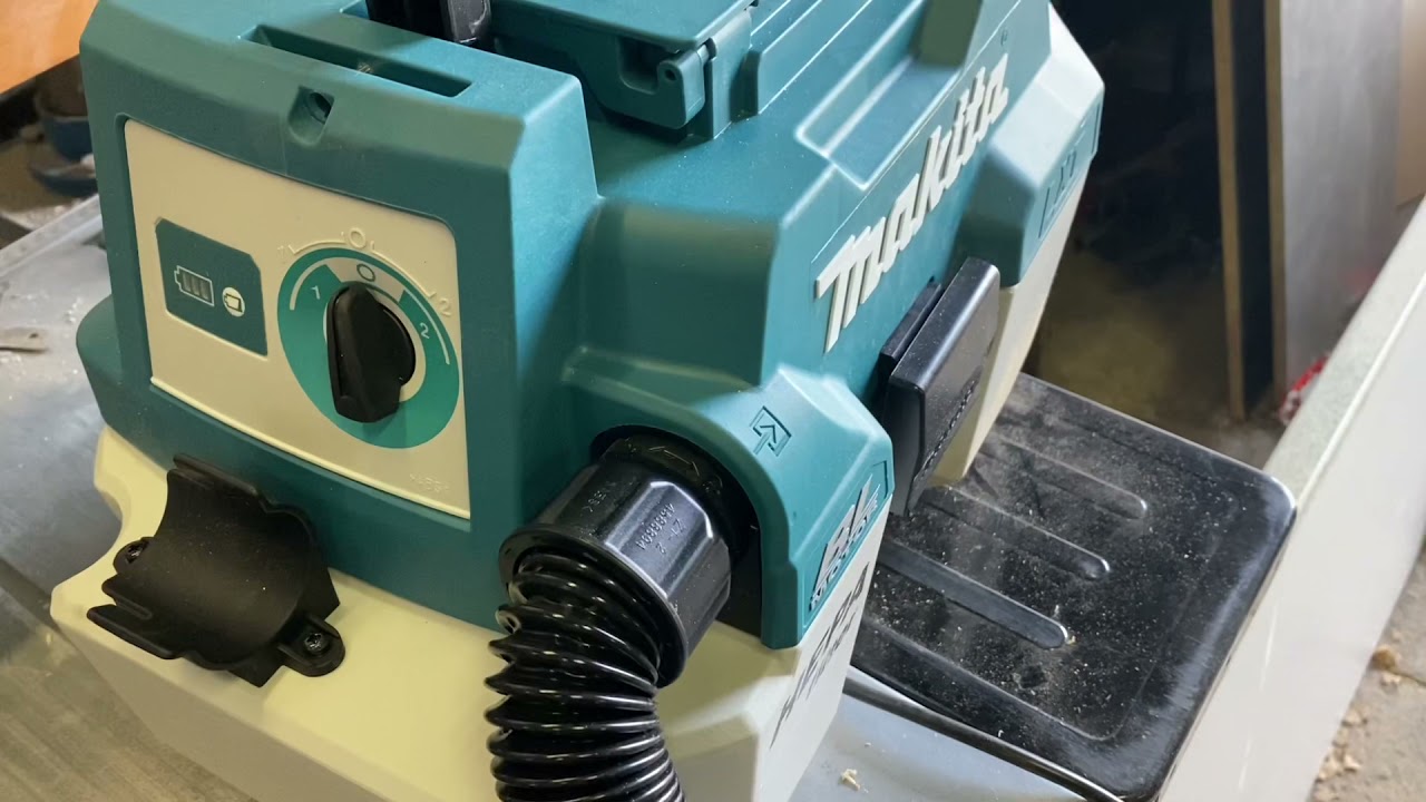 Makita DVC750LZ akkus száraz/nedves pórszívó teszt.