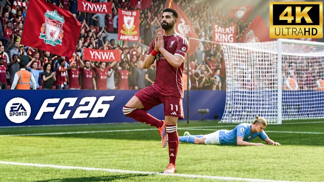 EA FC 26 - Liverpool vs Manchester City | Anfield Stadium PS5 PRO 4K HDR