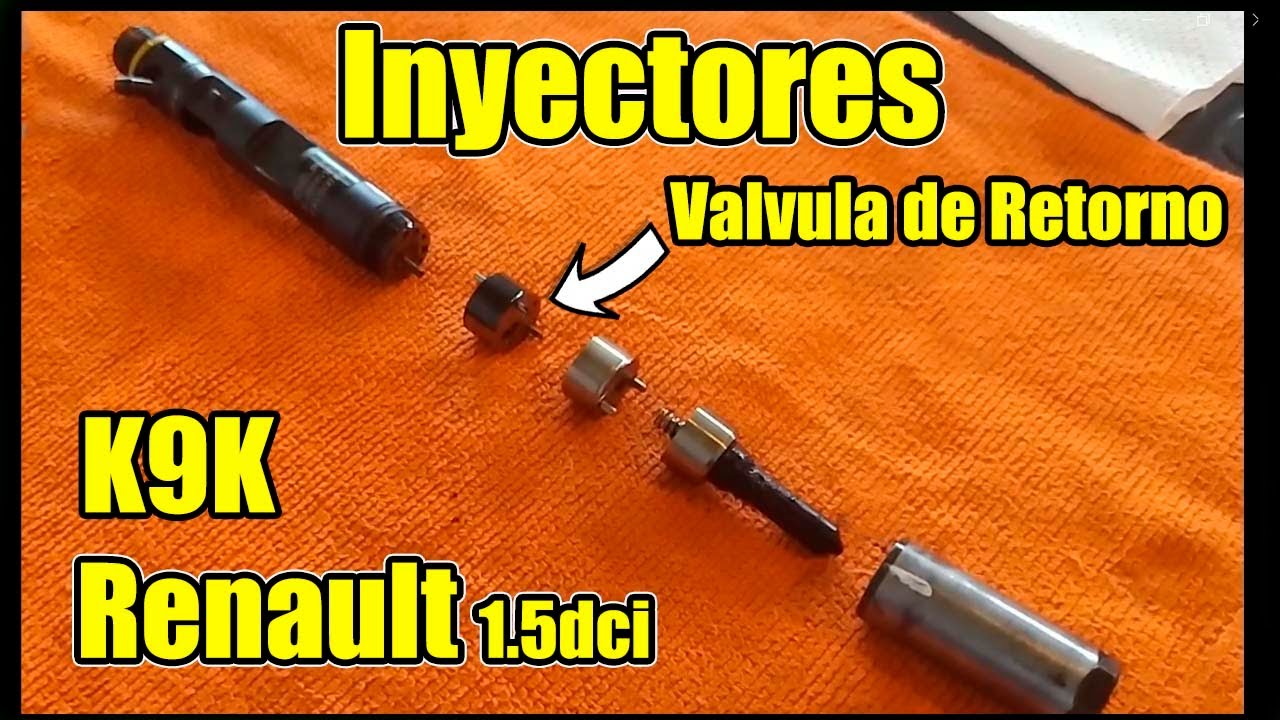 Cambio de Válvula de Retorno, Inyectores Renault 1.5 dci. Kangoo, Clío, logan, Mégane. Etc