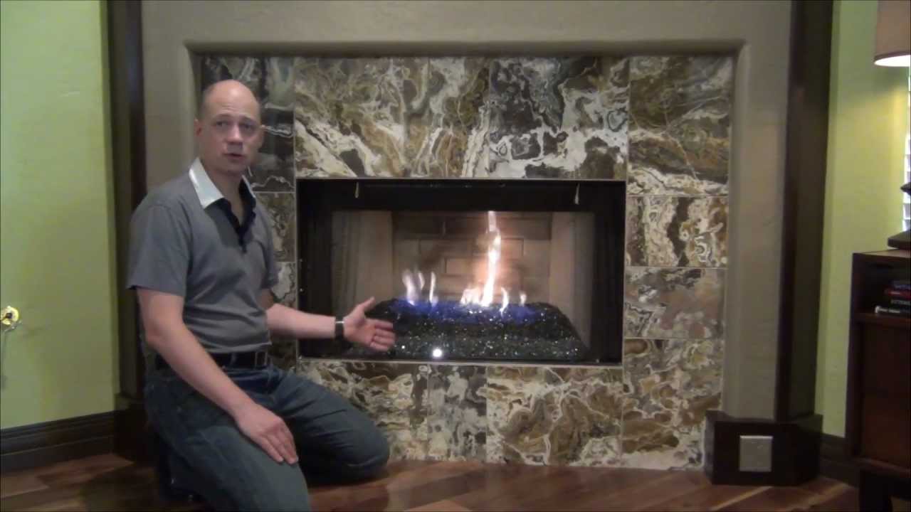 Glass Fireplace Update