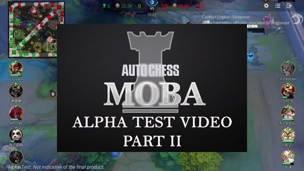 AUTO CHESS MOBA - ALPHA TEST VIDEO OFFICAL GAMEPLAY PART II REVIEW (FIRSTLOOK)