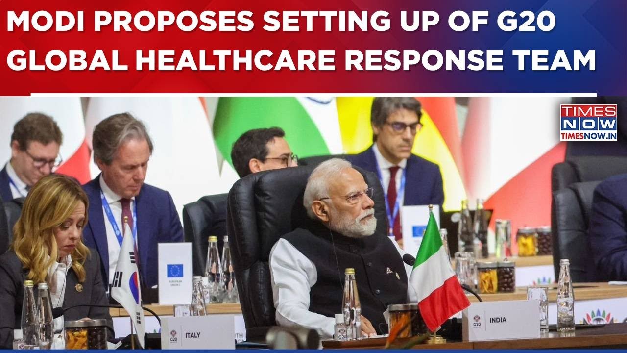 PM Modi Addresses G-20 Summit, Proposes Setting Up Of G20 Global Healthcare Response Team | WATCH
