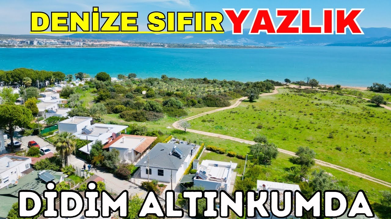 Denize Sıfır Yazlık Didim’in En Güzel Yerinde Muhteşem Fırsat E-1052
