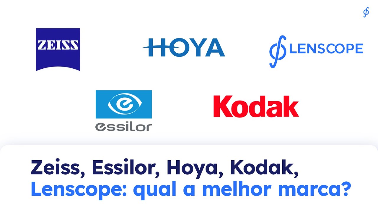 Marcas de lentes de óculos: conheça as 5 melhores | Zeiss, Essillor, Hoya, Kodak, Lenscope