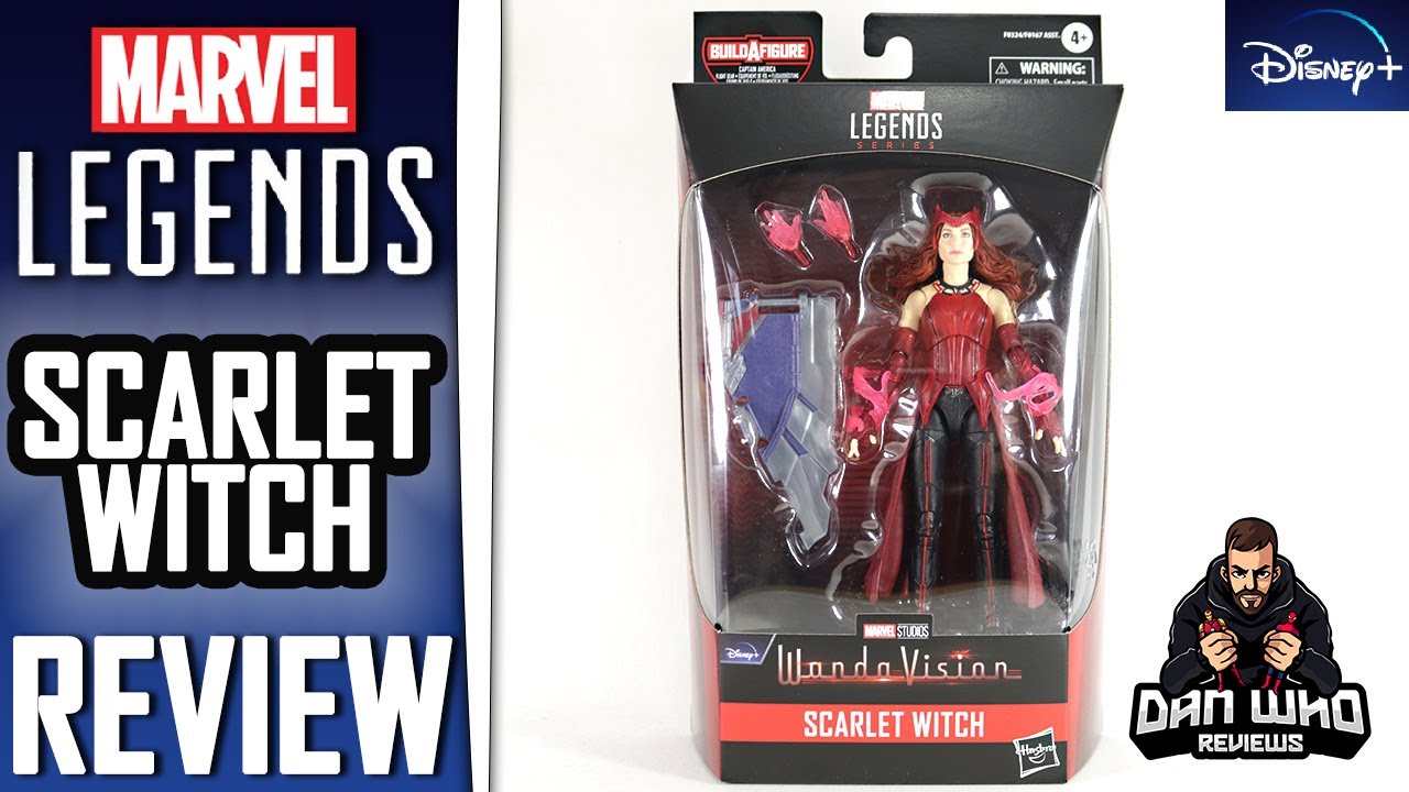 Marvel Legends Scarlet Witch WandaVision Disney+ Captain America BAF Wave Review