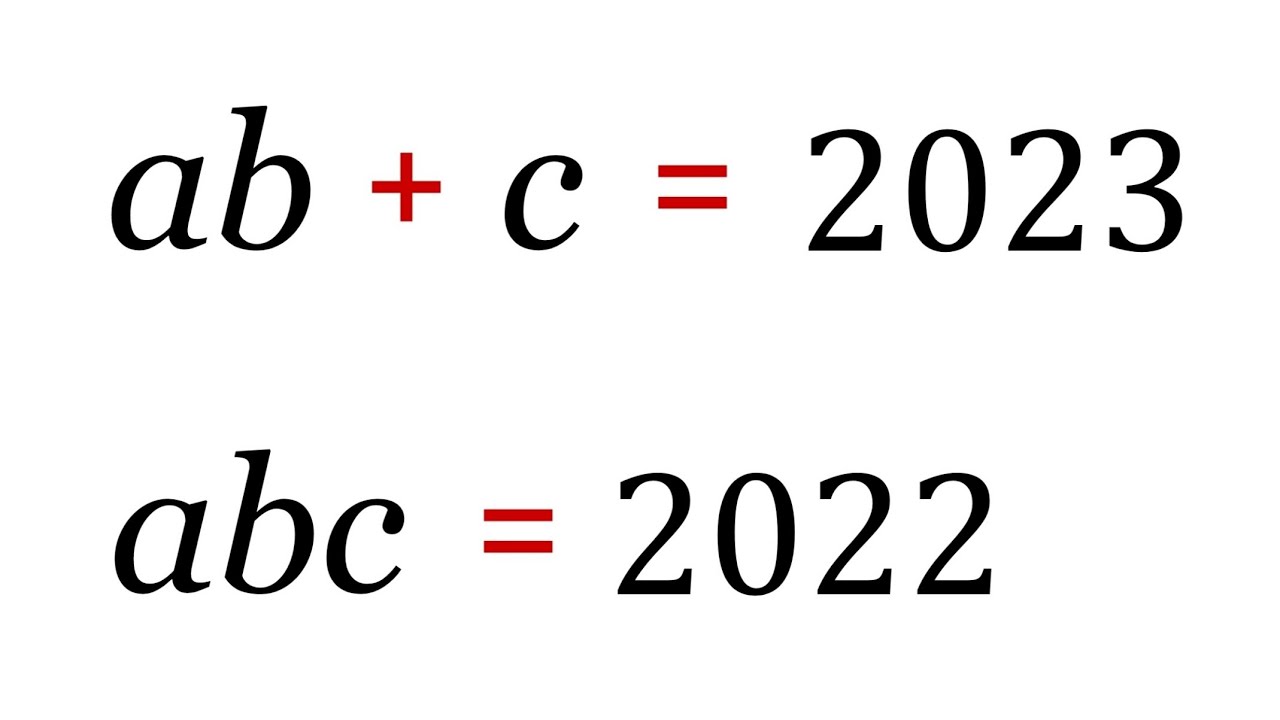 Nice Algebra Problem, you should be able to solve this!