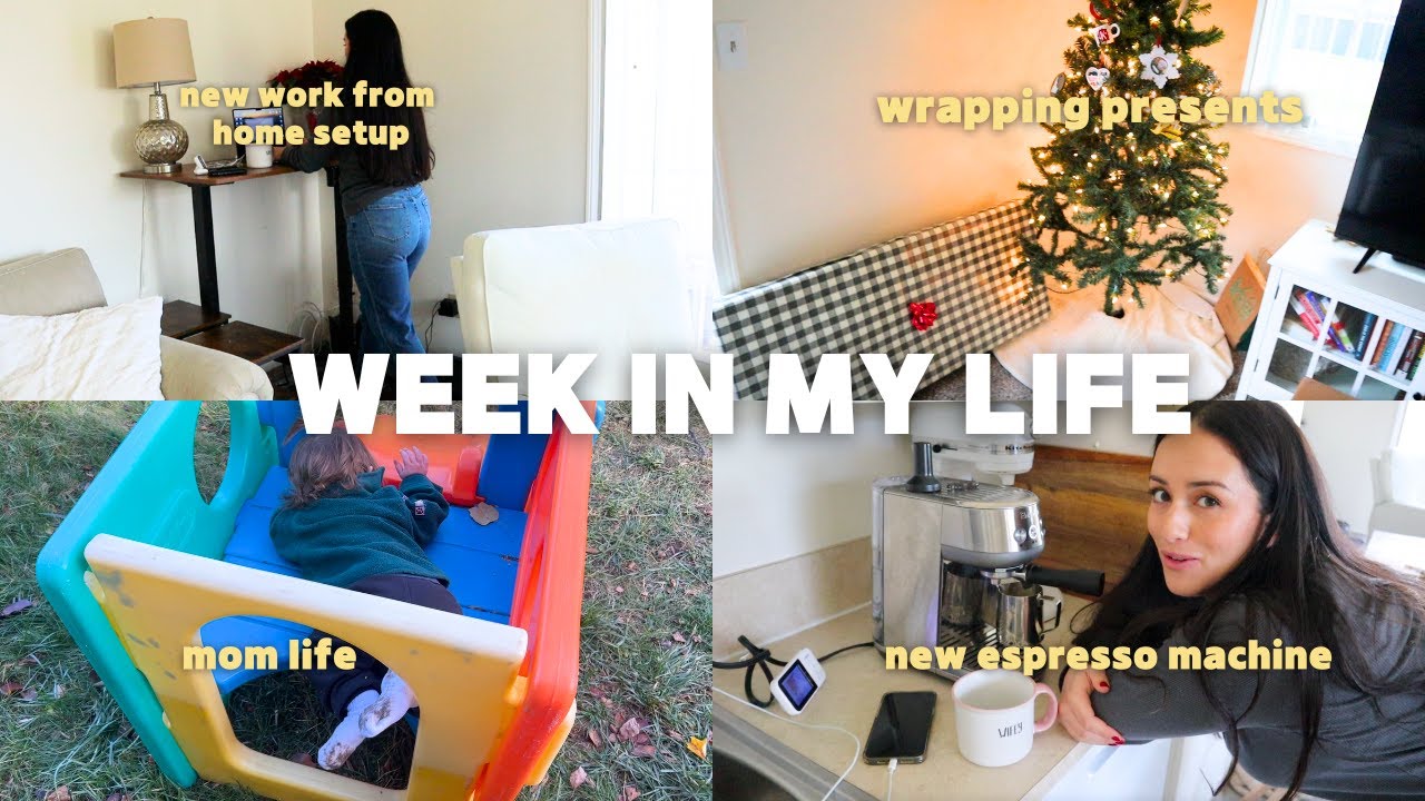 WEEKLY VLOG! new work from home set up, pilates, waking up early & getting ready for Christmas ❤️