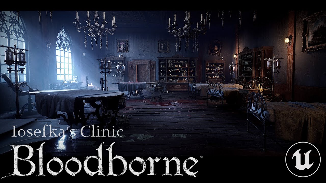 Imagine Bloodborne Iosefka's Clinic in Unreal Engine 5