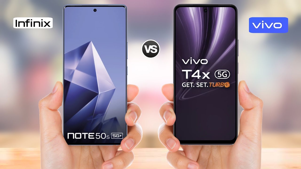 Infinix note 50s 5G vs Vivo T4X 5G || Full Comparison