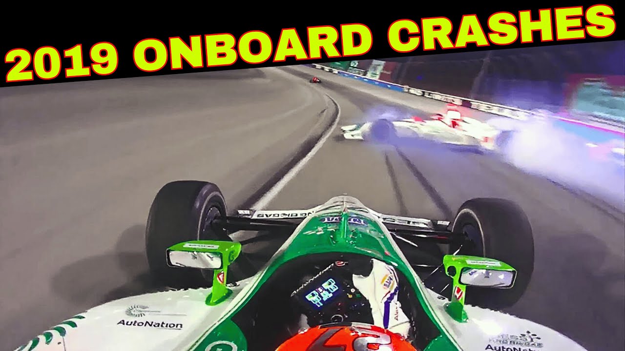 2019 IndyCar Season - Onboard Crashes + Incidents
